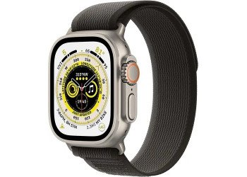 Apple Watch Ultra GPS + Cellular 49mm ремешок Trail Черно-серый Apple Watch Ultra GPS + Cellular 49mm ремешок Trail Черно-серый