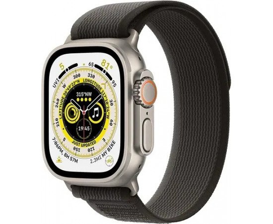 купить  Apple Watch Ultra GPS + Cellular 49mm ремешок Trail Черно-серый