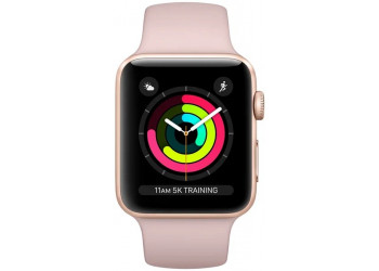 Apple watch series 3 38мм pink